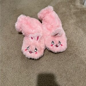 Cute Pink Bunny Slippers